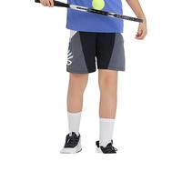 安德玛（Under Armour）库里系列童装儿童篮球五分裤短裤夏季吸湿速干运动短裤1380334 黑色 140cm