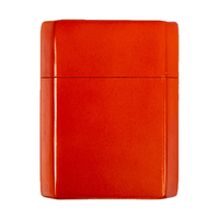 一皮（ONE LEATHER）皮质烟盒男便携式真皮手工制作 高端植鞣牛皮收纳盒 高级 墨色