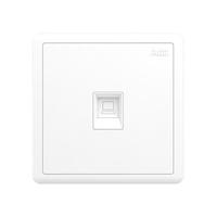 ABB 远致系列 电脑插座 明净白 单只装