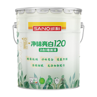 三和 内墙乳胶漆墙面漆净味3合1高遮盖低碳家用水性环保油漆涂料20kg