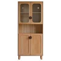  YESWOOD/源氏木语 防尘 青少年书柜  书柜0.8m（带开放格款） 长800mm;宽320mm;高1840mm 3层