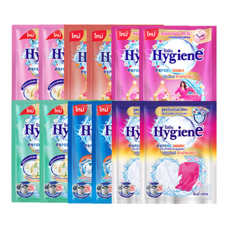 喜净Hygiene泰国洗衣液深层洁净去污柔顺温和亲肤留香 混合6种香味各2袋 35ml*12袋