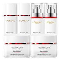 巴黎欧莱雅 L'OREAL PARIS欧莱雅 L'OREAL护肤品水乳套装复颜抗皱视黄醇女士化妆品补水保湿淡纹 【90%买家选择】水乳霜礼盒套装