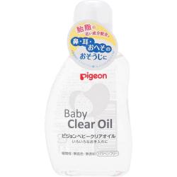 贝亲 日本本土版 贝亲婴儿宝宝抚触油按摩油润肤油80ml日本版