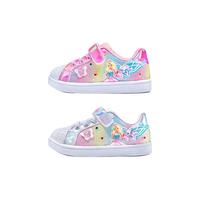 芭比童鞋儿童运动鞋2025秋冬公主加绒二棉小女孩鞋子女童板鞋 粉色5355 33码