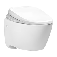 KOHLER 科勒 K-25255T-BW-0+K-18649-0 壁挂式马桶+智能盖板+气动面板