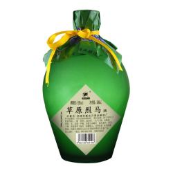 草原烈马 纯粮原浆 清香型白酒  包装 62%vol 500ml
