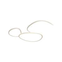 ARROW箭牌照明 全光谱吸顶灯超薄鹅卵石客厅LED护眼灯具 【全光谱】1.1米160W三色调光