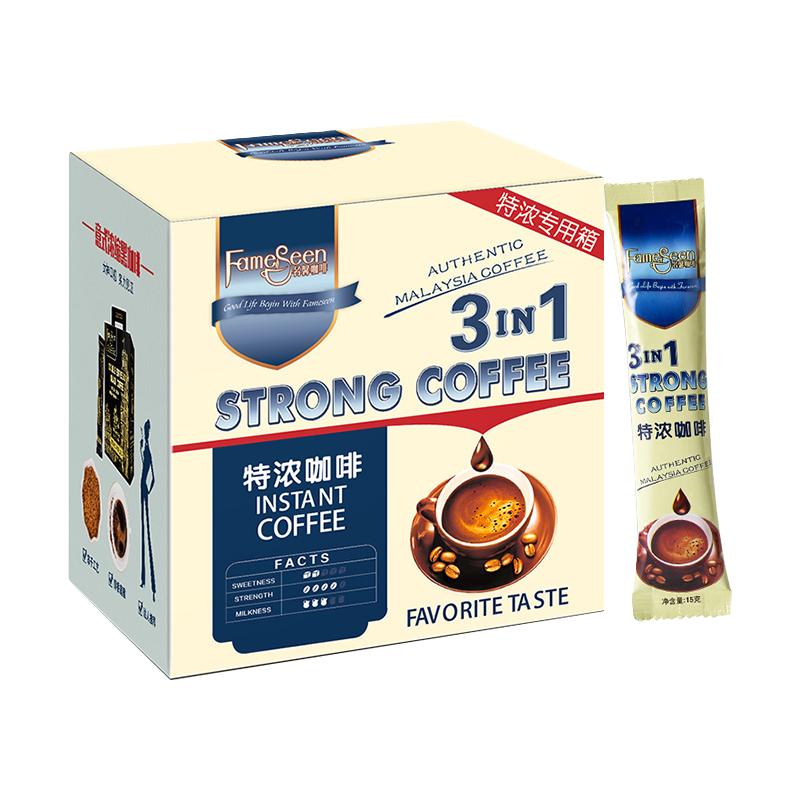 fameseen 名馨 3合1 特浓咖啡 炭烧味 750g