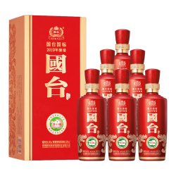 国台 国标酒 国标2020 53度 500ml*6 整箱装 出口版 官方授权