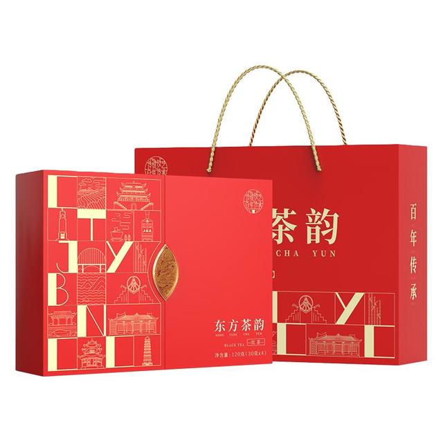 川红 特级工夫红茶 红茶礼盒  120g （赠茶水分离杯1个）