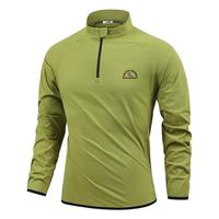 大孚飞跃 FeIyue 健身跑步长袖T恤男春季半拉链T恤打底衫户外运动衣