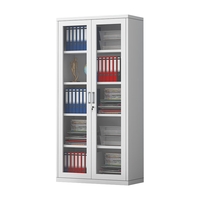 奈高 NG 文件柜办公柜钢制铁皮柜资料柜档案柜储物柜通玻文件柜