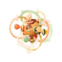 scoornest 科巢 婴儿硅胶曼哈顿手抓球