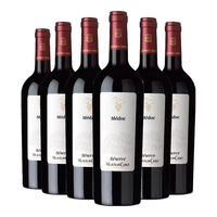 MOUTON CADET 木桐嘉棣 珍藏 木桐酒庄梅多克干型红葡萄酒 6瓶*750ml套装 整箱装