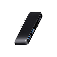  iSky/艾丝凯 高速传输 扩展坞 HDMI连接器 USB3.0转接头 RJ45网口转换器