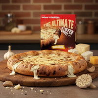 埃丝蓝 意大利冷冻披萨 披萨胚 半成品 意塔联名蒜香芝士馅披萨 440g