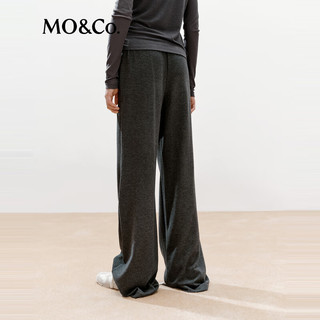  MO&Co./摩安珂 双面绒 女士运动裤  深花灰色 M /165