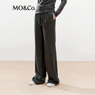  MO&Co./摩安珂 双面绒 女士运动裤  深花灰色 M /165