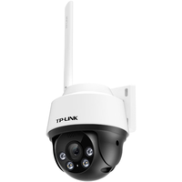 TP-LINK 普联 800万全彩防水摄像头家用监控器360全景无线家庭室外户外tplink网络手机远程门口IPC6Y82-A4