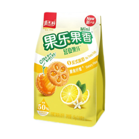 嘉士利 果乐果香果酱水果轻食果纤维夹心小圆饼干 早餐饼干代餐饱腹食品 水果成分增量版(柠檬味)59g*1