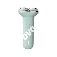 奔腾(POVOS)男士剃须刀电动刮胡刀迷你便携合金机身全身水洗快充PQ3803送男友送老公送老爸 清水蓝