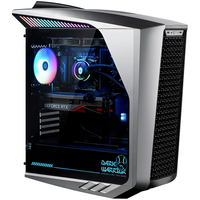 ThundeRobot 雷神 黑武士5 Shark 十四代酷睿版 游戏台式机 银色（酷睿i7-14700K、RTX 4070 12G、16GB、1TB SSD、水冷）5147KB27RD