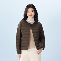 波司登奥莱25秋季女短款新年居家羽绒羽绒服外套圆领保暖 180/104B