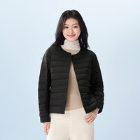 波司登奥莱25秋季女短款新年居家羽绒羽绒服外套圆领保暖 185/108B