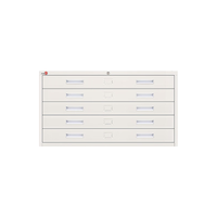 钱柜 底图柜工程图纸柜办公柜印刷存画柜 钢制带锁 1号上节