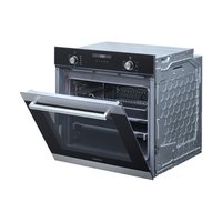 SIEMENS 西门子 7种加热模式 全腔自清洁 71升原装进口嵌入式烤箱 HB357GES0W(黑色)