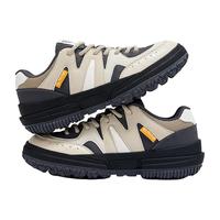 飞跃（Feiyue）男鞋复古户外登山鞋子男冬休闲运动鞋款跑步鞋潮 米蓝灰 38 码