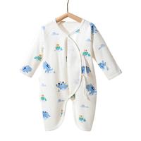 爱贝迪拉 新生婴儿衣服连体夏季薄款春秋四季0-3月6初生幼宝宝纯棉蝴蝶衣