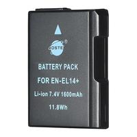 dste 蒂森特 EN-EL14 相机电池 7.4V 1600mAh 充电套装 2块装