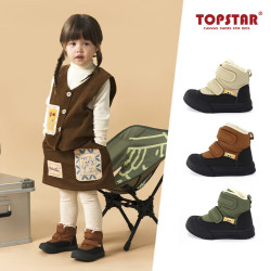 TOPSTAR 儿童棉鞋 冬季加绒保暖加厚雪地靴
