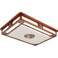 雷士 NVC Lighting照明 新中式led吸顶灯客厅大灯国风实木灯具灯饰1.2米无极调光