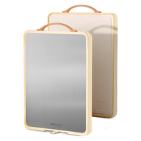 康巴赫抗菌不锈钢砧板双面菜板切菜板加厚案板防霉40*28cm家用 大号43*30cm