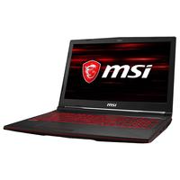MSI 微星 冲锋坦克 GL63 15.6英寸 轻薄本 黑色(酷睿i7-9750H、RTX 2060 6G、8G*2、128GB SSD+1TB HDD、1080P、IPS、144Hz、9SE-646CN)