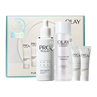 玉兰油（OLAY)第2代ProX淡斑方程式小白瓶抗糖美白精华套装 大红瓶面霜护肤套盒 第2代ProX淡斑小白瓶四件套