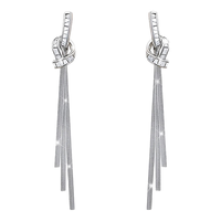 KRISTEN JUDI 长款绳结流苏耳环