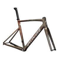 SPECIALIZED闪电 ALLEZ SPRINT 铝合金气动碟刹公路自行车车架组 铜锈/液态金属拉丝 54