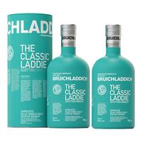 布赫拉迪 BRUICHLADDICH 经典700ml 单一麦芽威士忌 双支装
