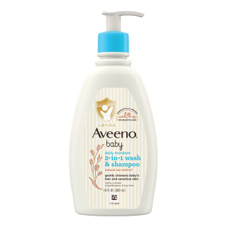 Aveeno艾惟诺 婴儿洗发沐浴二合一 清香型 300mL