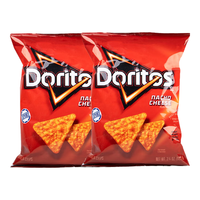 多力多滋（Doritos）玉米片休闲零食【美国】奶酪味92.1g*2
