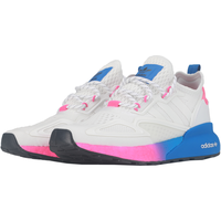 adidas Originals ZX 2K Boost 女士休闲运动鞋 FY0605 白色/粉色/蓝色