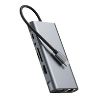 KERZY 11口拓展 Type-C扩展坞 USB3.0 RJ45 VGA PD USB-C