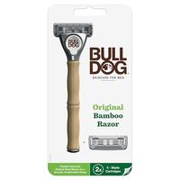 亚马逊 amazonBulldog Mens Skincare and Grooming Original Razors for Men With 2 Razor Blade Refills