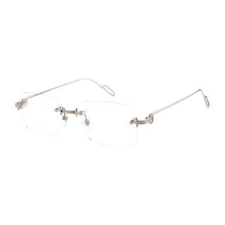  Cartier/卡地亚 手工镶嵌钻石 眼镜架