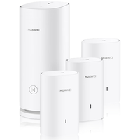 华为Q6子母路由器凌霄千兆全屋WiFi6+套装穿墙王无线分布式字母路由器电力猫家长别墅大户型电力线 华为子母路由器一母三子【适用200-250平】