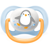 AVENT 新安怡 透气系列 SCF081/03 安抚奶嘴 蓝色企鹅 0-6月